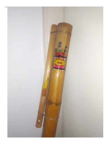 Flauta Traversa Artesanal De Bambu Ftc