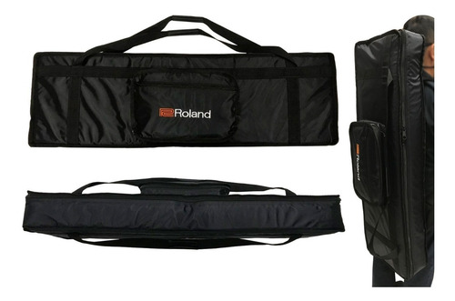 Bag Capa Almofadada Cargo P/ Teclado Roland Impermeável 