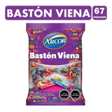 Bastón Viena Sabor Frutas De Arcor (bolsa Con 66 Unidades)