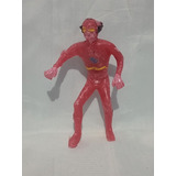 Rara Figura De Flash 80´s Plastico Duro Bootleg