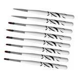 5 X 8pcs Gel Nail Brush Punteado Dibujo Plano Flor Pintura