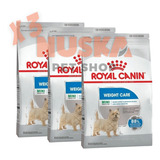 Royal Canin Mini Weight Care 3 Kg X 3 Unidades Light