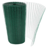 Malla Soldada Plastificada Verde 1/2 Alto 60cm Largo 10mts