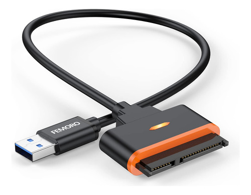 Femoro Adaptador Sata A Usb 3.0, Cable Adaptador De Disco D.