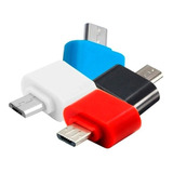 Cable Adaptador Otg Micro Usb A Usb Hembra Celulares Tablets