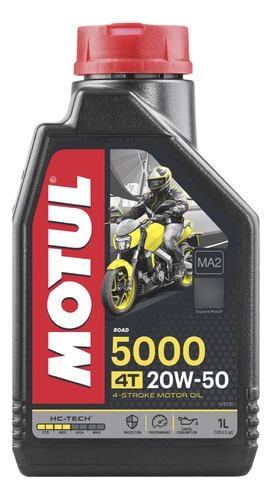 Aceite Motul 5000 20w50 Moto 1l 4t