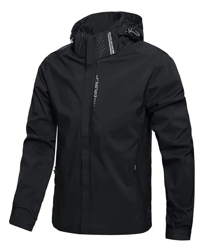 Chamarra Impermeable Rompeviento Casual Deportiva Senderismo | MercadoLibre