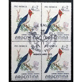 Argentina Aves, Cuadrito Pde Gj 1291 Cardenal 1964 L14282