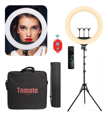 Ring Light Led Iluminador 46cm Completo + Tripé 2.1m