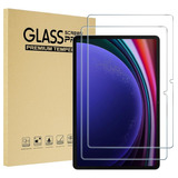 2 Micas Premium Cristal Para Galaxy Tab S7 Fe S7+ S8+ S9+