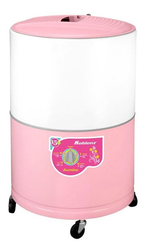 Lavadora Jazmine Redonda De Polea Koblenz® Color Rosa, 15 Kg Color Rosa