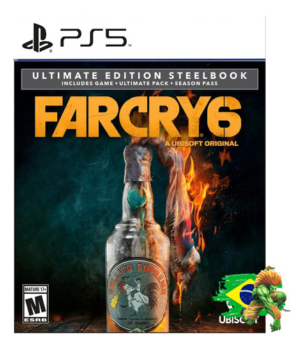 Far Cry 6 Ultimate Steelbook Edition Ps5 Mídia Física