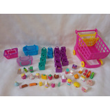 Lote De Shopkins X 31 + Carro Grande + Canastas Bolsas Usado