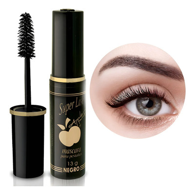 Máscara De Pestañas Super Lash By Apple Color Negro | MercadoLibre