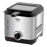 Fritadeira Elétrica Deep Fry 900w Inox 1,8l Philco 110v