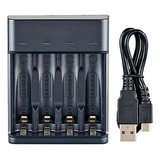 Cargador 4 Pilas Recargables Aa/aaa Usb Pcreg