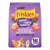 Purina Friskies - Surfin Comida Seca Para Gatos, 16 Libras