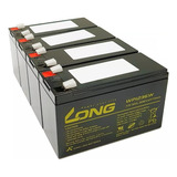 Kit 4bateria Nobreak  Kung Long Wp 1236w 12v 9a