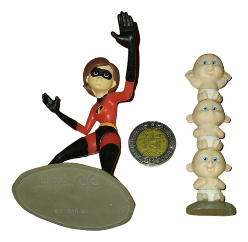 Lote De Figuras Los Increíbles Disney Pixar Elastigirl Jack 