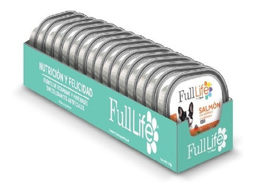 Alimento Humedo Full Life Salmon Pack Por 16 Unidades De 100g