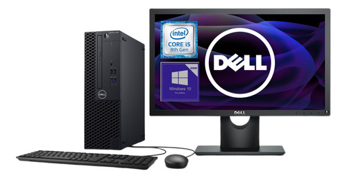 Desktop + Monitor Dell Core I5 8ger Ddr4 16gb Ssd 480gb