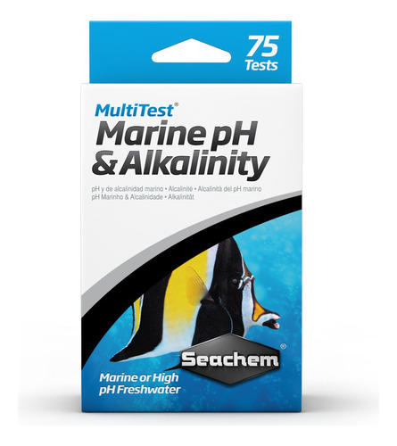 Test Agua Seachem Ph Y Alcalinidad Kh Acuarios Marino