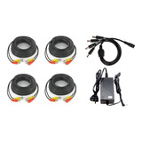 Kit Camaras Seguridad - Accesorios Para Instalar 4 Camaras