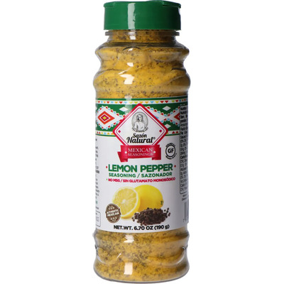 Lemon Pepper 190g Sazón Natural Sazonador Condimento Especia | MercadoLibre