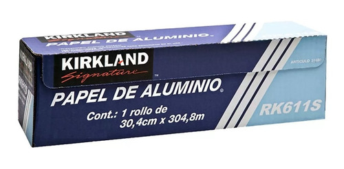 Papel Aluminio Kirkland Signature 1 Rollo