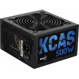 Fonte Gamer Atx Aerocool Kcas 500w 80 Plus Full Range Apfc