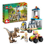 Lego Jurassic Park 76957 Huida Del Velocirraptor 137 Pzs