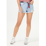 Shorts Jeans Feminino Destroyed (sem O Cinto)