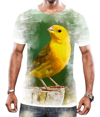 Camisa Camiseta Canário Terra Belga Pássaro Ave Amarelo 10