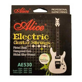 Encordado De Guitarra Eléctrica Alice 09 Super Light Cuota