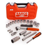 Set Juego Tubos 33 Pzs Enc 1/4-3/8 Bahco Milimétrico S330