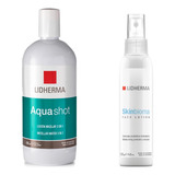 Kit Aqua Shot Loción Micelar + Skinbioma Face Loción Lidherm