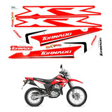 Conjunto Adesivos Take Honda Tornado 250 Motocross Trilha