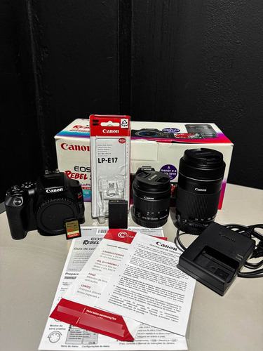 Canon Sl3 Kit Premium C/ 2 Lentes (ef-s 18-55mm + 55-250mm)