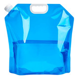 Bolsa De Agua Plegable Y Portátil 5 Litros De Plástico.