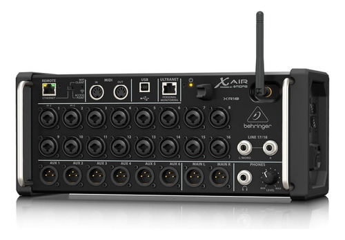 Mesa Console Behringer Xr18 X Air Gravação Multipista 6 Aux.