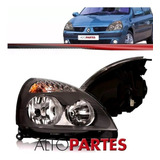 Optica Renault Clio 2. Fondo Negro 2003 2004 2005  