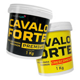 Kit Suplemento Cavalo Forte 1kg Crescimento + 1kg Premium