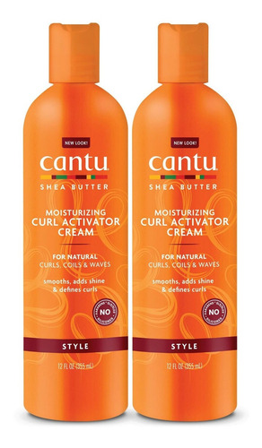 Cantu Crema Hidratante Activadora De Rizos Para Cabello Natu