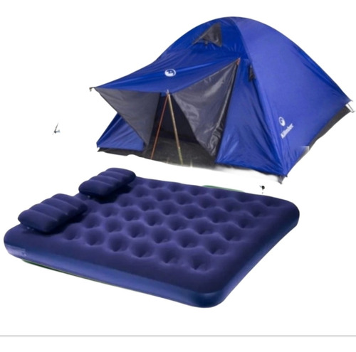 Pack Carpa 4 Personas + Colchón Inflable 2 Plazas