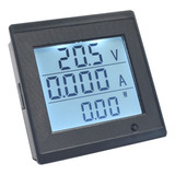 Voltímetro Digital, Amperímetro, Vatímetro Dc6-200 V, 0-20a,