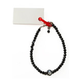 Pulsera De Piedras De Vidrio Con Ojo Turco - P004