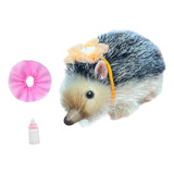 5 '' Reborn Hedgehog Toy Soft Baby Hedgehog Cinza