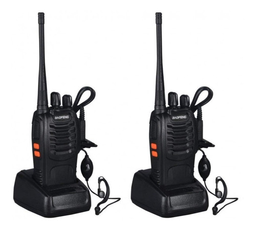 Walkie Talkie Radios Baofeng Comunicación X 2 Uhf Y Baterías