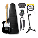 Guitarra Tagima Tw Series  Tw-55 Bk Preta  + Kit
