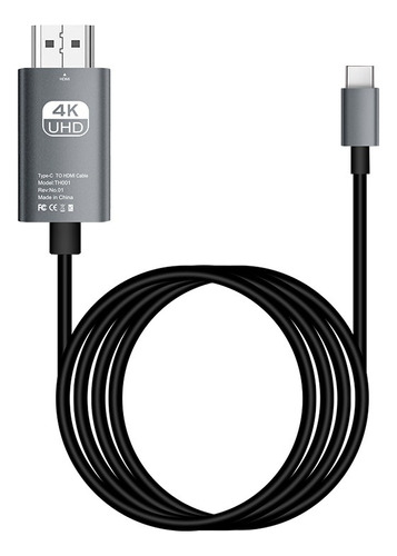 Cable Adaptador Usb Tipo C A Hdmi 4k 2m Cable De Interfaz